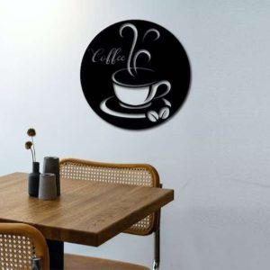 Coffee Wall Decor Coffee Metal Sign Housewarming Gift Coffee Decoration For Kitchen Coffee Bar Sign Coffee Shop Decor 4