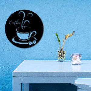 Coffee Wall Decor Coffee Metal Sign Housewarming Gift Coffee Decoration For Kitchen Coffee Bar Sign Coffee Shop Decor 6