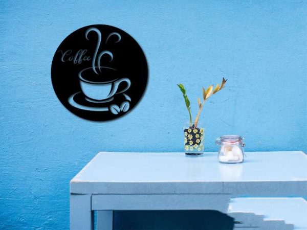 Coffee Wall Decor Coffee Metal Sign Housewarming Gift Coffee Decoration For Kitchen Coffee Bar Sign Coffee Shop Decor