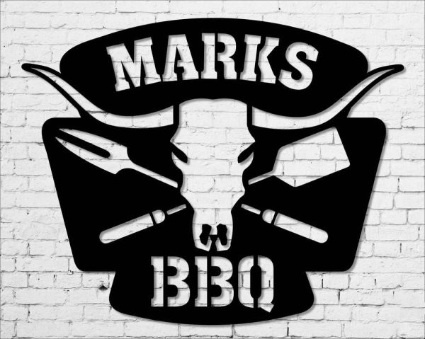 Custom BBQ Sign Bar And Grill Sign Barbecue Sign Gift For Fathers Day Grilling Gifts