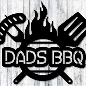 Custom BBQ Sign Grill Sign Barbecue Sign Dad Gifts Fathers Day BBQ Gifts 1