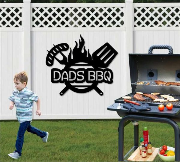 Custom BBQ Sign Grill Sign Barbecue Sign Dad Gifts Fathers Day BBQ Gifts