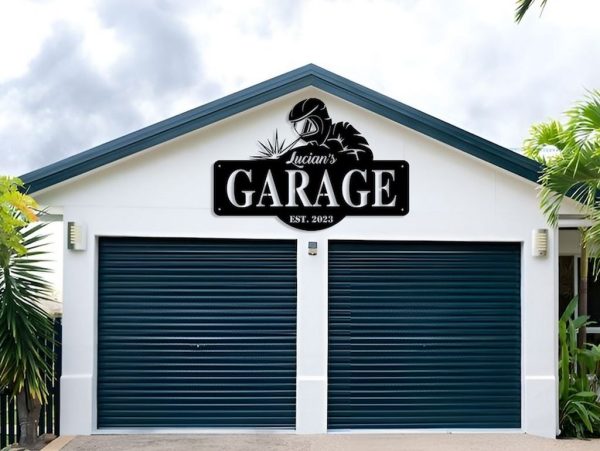 Custom Garage Metal Sign Personalized Welder Decorative Workshop Gifts for Men Father’s Day Gift