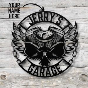 Custom Garage Sign Man Cave Decor Workshop Decor Garage Sign Dad Gifts 1