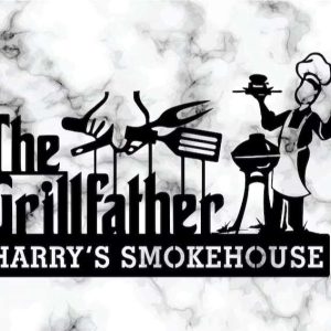 Custom Grill Father Sign BBQ Enthusiast Smokehouse Metal Sign Bar And Grill Sign Patio BBQ Decor Dad Gifts