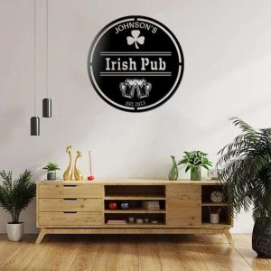 Custom Irish Pub Sign Home Bar Pub Sign Beer Lover Sign Smokehouse Home Tiki Bar Decor