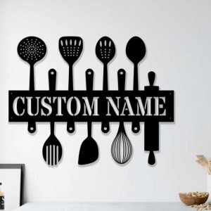 Custom Metal Sign For Kitchen Cooking Lover Gifts Kitchen Decor Housewarming Gifts 1