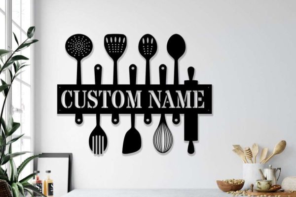 Custom Metal Sign For Kitchen Cooking Lover Gifts Kitchen Decor Housewarming Gifts