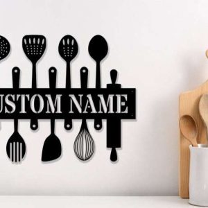 Custom Metal Sign For Kitchen Cooking Lover Gifts Kitchen Decor Housewarming Gifts 2