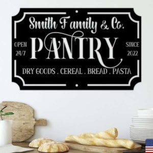 Custom Pantry Sign Pantry Door Decor Housewarming Gifts Mothers Day Gifts 1