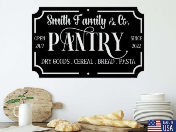 Custom Pantry Sign Pantry Door Decor Housewarming Gifts Mothers Day Gifts