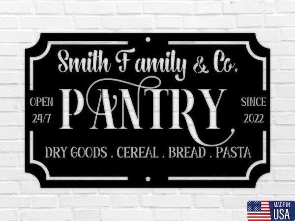 Custom Pantry Sign Pantry Door Decor Housewarming Gifts Mothers Day Gifts