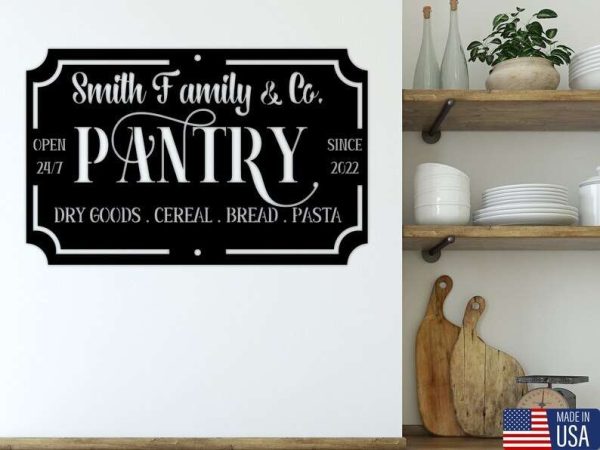 Custom Pantry Sign Pantry Door Decor Housewarming Gifts Mothers Day Gifts