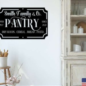Custom Pantry Sign Pantry Door Decor Housewarming Gifts Mothers Day Gifts