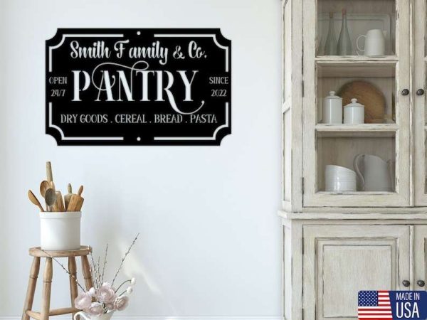 Custom Pantry Sign Pantry Door Decor Housewarming Gifts Mothers Day Gifts