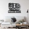 Custom US Flag Tattoo Machine Sign Tattoo Artist Name Sign Tattoo Machine Shop Decor Tattoo Gifts 2