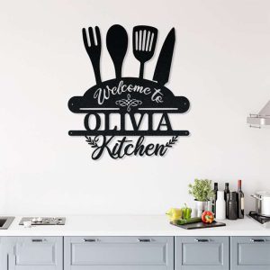 Custome Kitchen Utensils Afcultures Sign Kitchen Sign Kitchen Decor Cooking Gifts 2