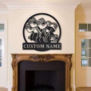 Customized Engine Machine Sign Workshop Decor Engine Machine Decoration 2