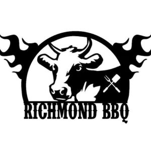 Customized Metal BBQ Sign with Personalized Cow, Cattle and Beef Designs Perfect for BBQ Enthusiasts