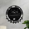 Drink Tea Read Books Be Happy Reading Room Tea and Coffee Shop Library Decor Custom Metal Sign 3