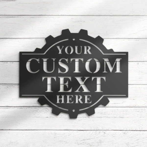 Garage Sign Personalized Workshop Name Signs Mechanic Repair Man Cave Decor Fathers Day Gift