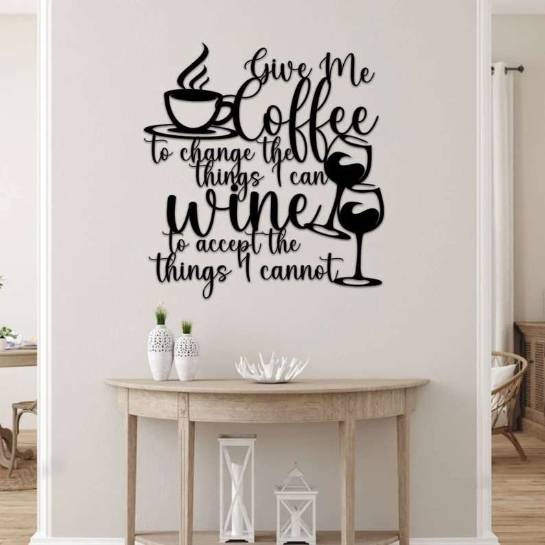 Give Me Coffee To Change The Things I Can ART SVG