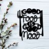 Good Food Is Good Mood Sign Kitchen Sign Kitchen Wall Decor Housewarming Gifts 2