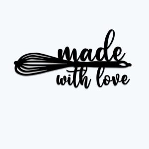 Kitchen Made With Love Sign Kitchen Decoration Cooking Lover Gifts Kitchen Sign Gifts For Mom 1