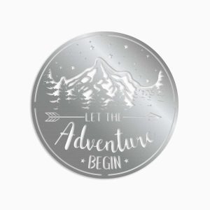 Let the Adventure Begin Funny Camping Quote Custom Metal Sign 2