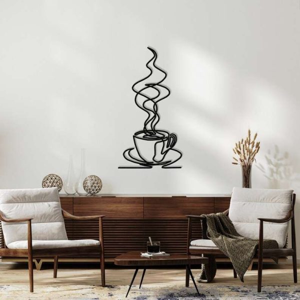 Metal Coffee Cup Decor Coffee Bar Sign Coffee Lover Sign For Kitchen Decor Home Decor