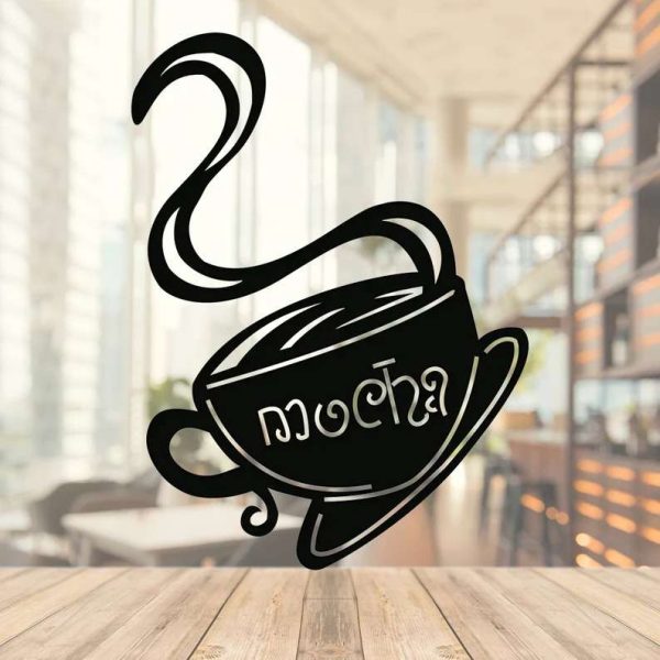 Mocha Mug Metal Coffee Signs Coffee Lover Sign For Bar Sign Personalized Kitchen Sign Home Decor