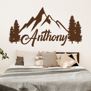 Mountain Woodland Custom Metal Sign Nature Sign for Outdoorsy People Home Living Room Decor 4