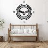 Personalized American Eagle Sign Compass Custom Metal Sign Housewarming Gift Wedding Gift 1
