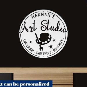 Personalized Art Studio Metal Sign Sewing Room Decor Crafting Room Sign Tailor Shop Sign Housewarming Gifts 4