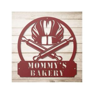 Personalized Bakery Sign Kitchen Sign Kitchen Wall Decor Baker Gifts 1