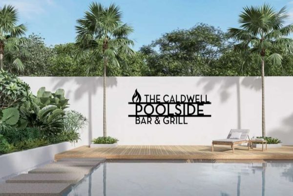 Personalized Bar And Grill Sign Poolside Sign Outdoor Patio Decor BBQ Grill Sign Grilling Gift Home Decor Housewarming Gift