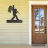 Personalized Bigfoot With US Flag Sign Bigfoot Sasquatch Custom Metal Sign Outdoor Sign Housewarming Gifts 2