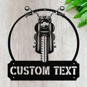 Personalized Biker Sign Motorcycle Sign Garage Sign Workshop Decor Motorcycle Lover Gifts 1