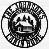 Personalized Cabin Home Cottage Camp Outdoor Custom Metal Sign 3