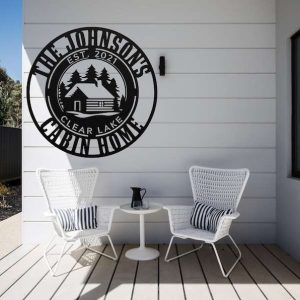 Personalized Cabin Home Cottage Camp Outdoor Custom Metal Sign 5