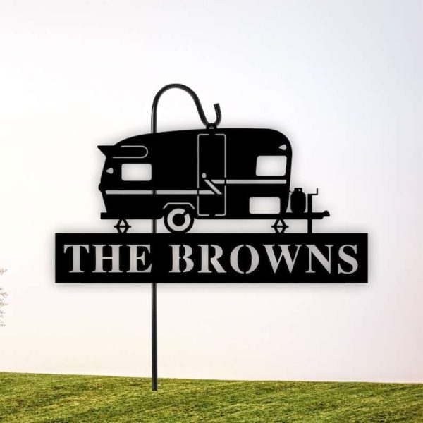 Personalized Camper RV Decor Motorhome Custom Metal Sign