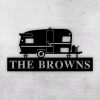 Personalized Camper RV Decor Motorhome Custom Metal Sign2