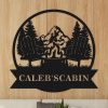 Personalized Campfire Cabin Camping Custom Metal Sign 2