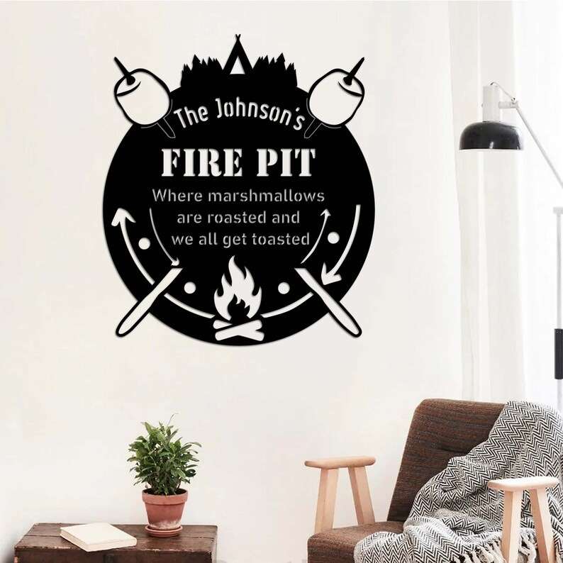 The Firepit Where Friends And Marshmallows Get Toasted - Funny Engraved  Camping Tumbler, Camping Travel Mug, Camping Gift