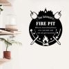 Personalized Camping Fire Pit Sign Where Marshmallow Are Roasted an Funny Camping Quote Custom Metal Sign 2