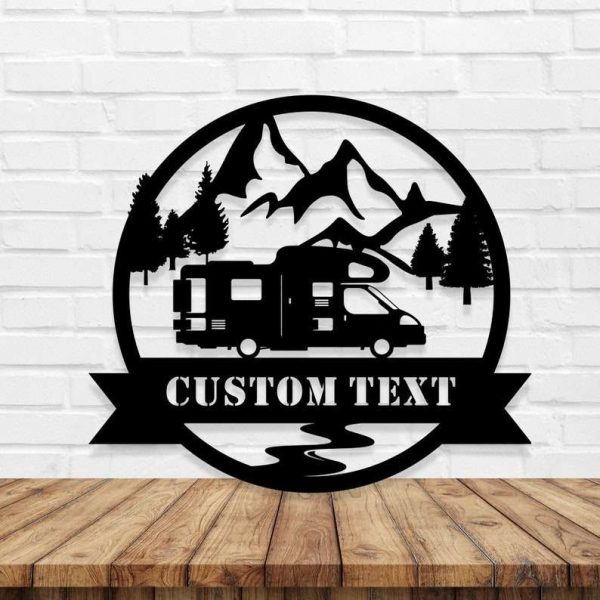 Personalized Camping Truck Class C Sign Camper Sign Happy Camper Sign Gift For Camping Lover