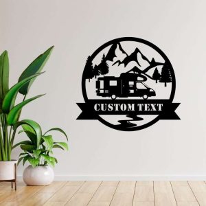 Personalized Camping Truck Class C Sign Camper Sign Happy Camper Sign Gift For Camping Lover 4