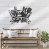 Personalized Chef Tools Sign Backyard Cooking Name Sign Kitchen Sign Home Decor Mom Gifts 2