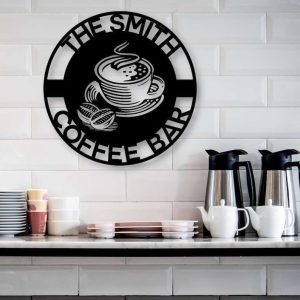 Personalized Coffee Bar Sign Coffee Station Sign Coffee Lover Sign Coffee Decoration For Kitchen 2