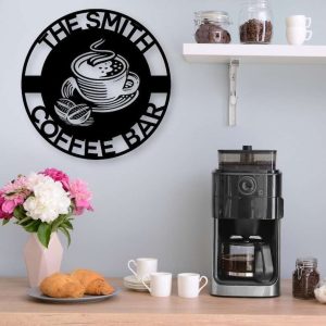 Personalized Coffee Bar Sign Coffee Station Sign Coffee Lover Sign Coffee Decoration For Kitchen 3